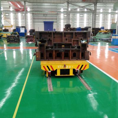 Chine voiture de transfert électrique de rail de puissance de la batterie 20t pour la manipulation de métallurgie à vendre