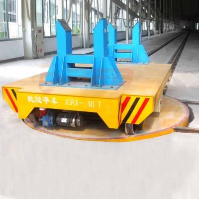 China 20T Rail Transfer Car Material Handling Solutions On Turnplate For Automation Industry for sale