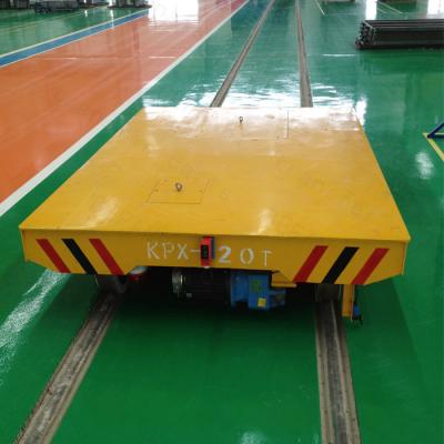 China On Rail Hydraulic Lifting Transfer Cart High Frequency Powerful For Workshop for sale