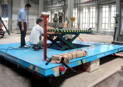 China O armazém curvado das estradas de ferro Carts o comprimento do costume do equipamento do transporte de materiais à venda