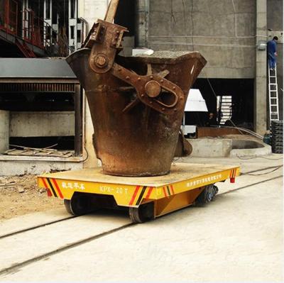 中国 重工業のための鋼鉄25Tひしゃくの移動のカート1 - 300トンの積載量 販売のため