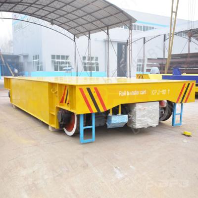 China KPJ Series Motorised Trolleys Carts , Rail Transfer Car For Conveying Materials for sale