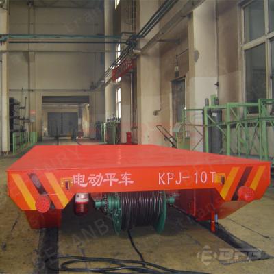 China 30T Powered Motorized Transfer Trolley For Industry Customized Dimension for sale