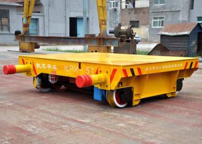 China Small platform industrial rail mounted rail coil car with lifting device for sale