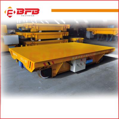 China Cable Reels Powered Material Handling Rail Flat Cart industry usage for sale
