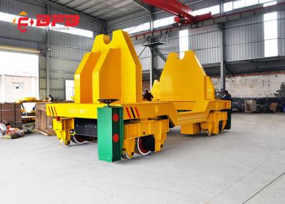 China Customized Steel Rail Transfer Trolley , Scale / Screen Electric Transfer Cart for sale