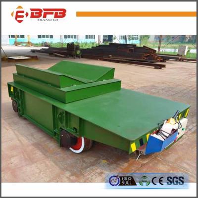 China V Frame Motorized Hydraulic Lifting Transfer Cart For Paper Roller Transport for sale