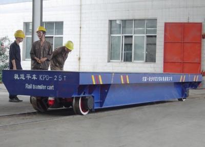 China Large Capacity Battery Transfer Cart , Agricultural Coil Transfer Car Platform Rail Trailer For Grain Transport for sale