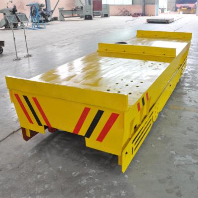 China High Performance Motorized Industrial Carts , 50T Load Material Handling Carts for sale