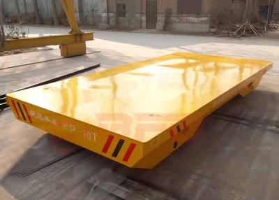 China 10T Non - Power Industrial Transfer Car , Wooden Box Material Moving Carts for sale