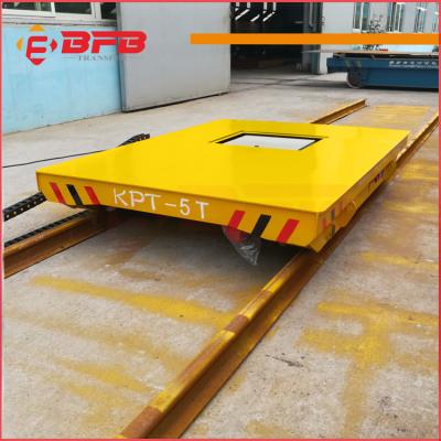 China Heat Resist Electric Material Handling Cart , Flat Load Transfer Trolley for sale