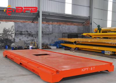 China Industrial Material Transfer Carts , Dragged Cable Powered Motorized Transfer Trolley for sale