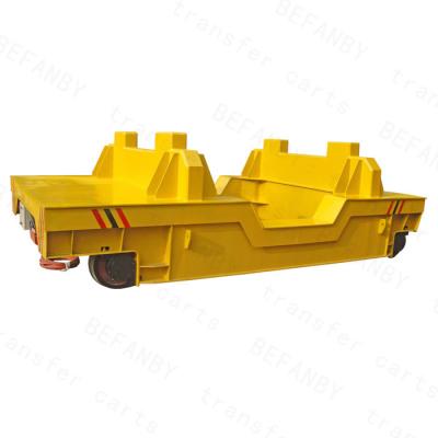 China Scrap On Rails Electric Transfer Cart Short Distance Customized Color / Size for sale