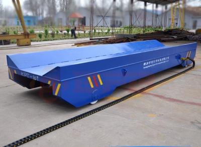 China Heat Proof Industrial Electric Carts , AC Rail Transfer Cart Dragged Cable Transport Trailer for sale