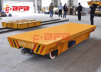 China 10tons Flexible Heavy Duty Quad Steer Carts , Free Maintenance Material Handling Trolley for sale
