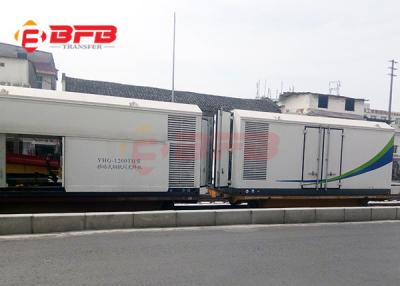 Китай Трейлер электрического рельса батареи транспортера фуры использующего энергию плоский для сборочного конвейера железных дорог продается