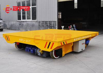 China Warehouse Motorized Transfer Trolley Precast Slab Handling Cable Drum Power for sale