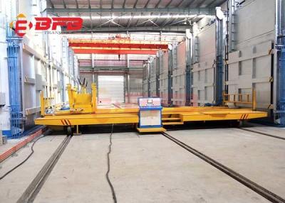 China Self - Propelled Annealing Furnace Rail Transfer Cart High Temperature Proof for sale