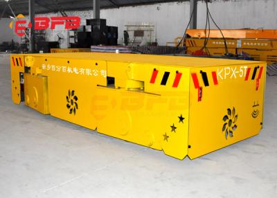 中国 RGVの無人搬送車のリチウム電池のパワーレールカート5トン 販売のため