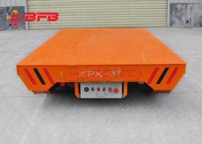 China 20m/Min Q235 Mould Flatbed Trailer Rail Transfer Cart for sale