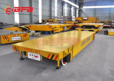 China Self Propel Hand Pendent Q235 50T Rail Transfer Cart for sale
