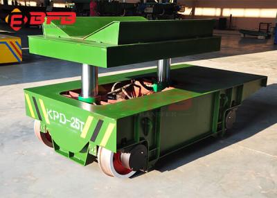 중국 철강 코일 50 톤 평상형 조정 가능한 전송 손수레 판매용