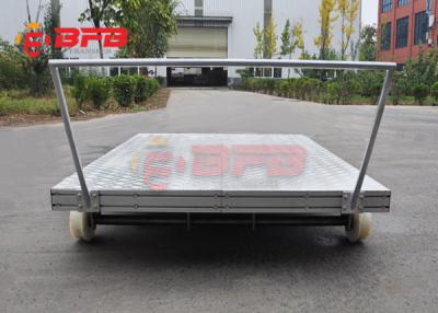 China Manual Workshop Cast Wheel Q235 Towed Transfer Cart for sale