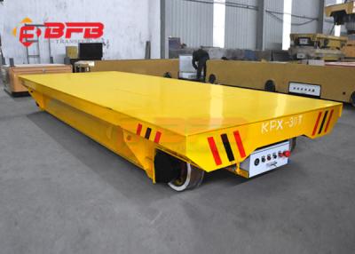 China Industrial Motorized Rail Guided Transfer Cart Battery Powered for sale