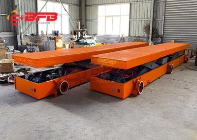 China Automatic Electric Rail Type Battery Lift Table Cart 0 - 20m/min for sale