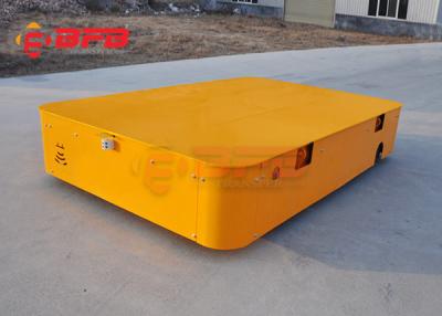 China Steerable Tractor Trailer 16T Trackless Transfer Cart Wireless for sale
