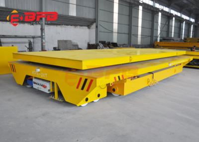 China 50T Industrial Rail Trolley System For Aluminium Profile Bundles Transfer for sale