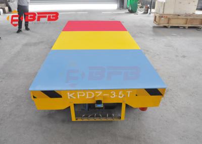 China Ferry Rail Transfer Trolley Q235 Material Track Flat Transfer Cart for sale