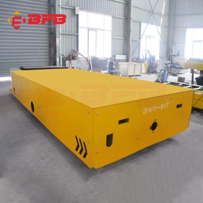 China Self Driven Outdoor Trackless Transfer Trolley Q235 Material Handling for sale