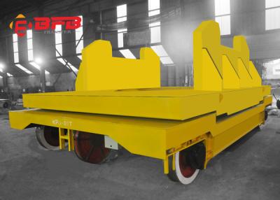 China 12T Railway Motorized Transfer Trolley Flat Cargo Carriage for sale