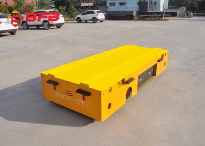 China Loader 5T Battery Operated Trackless Transfer Cart Turnning Free for sale