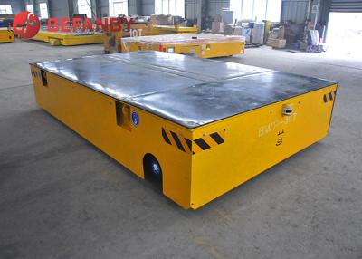 China Electric Workshop Flat Trackless Transfer Cart 20t Omnidirectional for sale
