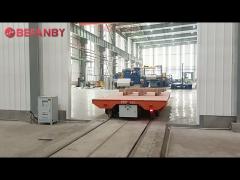 50 Tons Material Transfer Rail Cart,Electric Coil Handing Trolley On Track