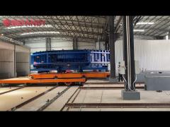 Electric Ferry Rail Transfer Cart,Industry Flatbed Transfer Trolley On Track
