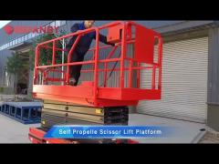 Self Propelled Electric Scissor Lift Table,Automatic Hydraulic Scissor Lifting Platform