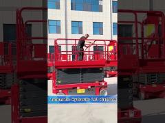 320KG Automatic Mobile Scissor Lift Platform,Outdoor Self Propelled Hydraulic Lift Table
