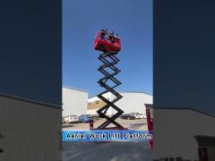 8M Aerial Working Scissor Lift Platform,Electric Hydraulic Self Propelled Lifting Table