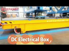 DC Motor Battery Rail Transfer Trolley,15 Ton Customized Track Transfer Cart