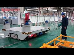 15 Ton Battery Rail Transfer Cart,Customized Track Factory Transport Trolley
