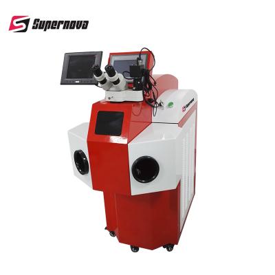 China Máquina que suelda del laser del microscopio para la joyería, soldador del punto de la joyería en venta