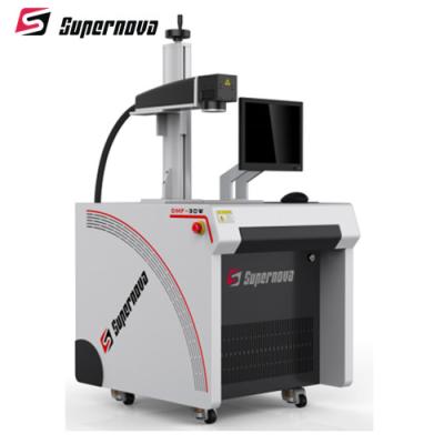 China Portable Fiber Laser Marking Machine Desktop Laser Engraver Ezcad Card Control Software for sale