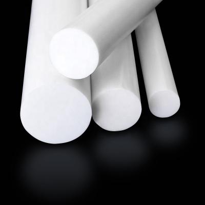 China Extruded Pure White PTFE Rods Customized Size Corrosion Resistant for sale
