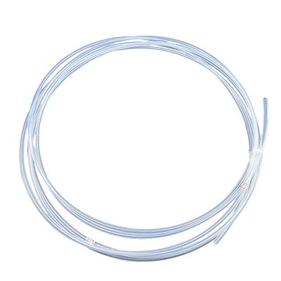 China Solid Transparent 100% Heat Resistance Plastic PTFE Tube Pipe Flexible Extruded for sale
