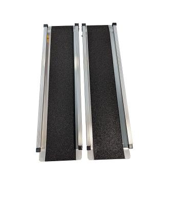 China Lightweight and Durable 2.35-9.3KG Silver Spring Telescoping Wheelchair Track Ramps for sale