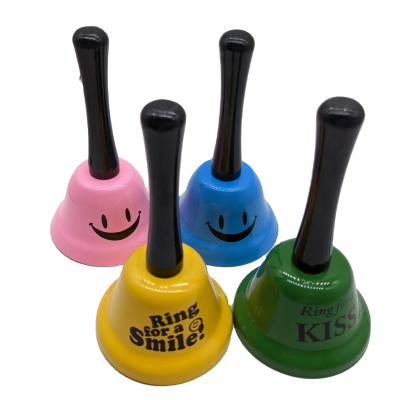 China Wholesale steel hand bells for wedding events decoration,alarm,jingles for sale