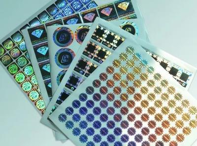 China 4c Litho Printing Label Stickers Print Your Own Hologram Stickers for sale